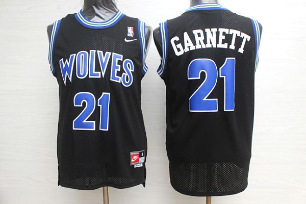 Men Minnesota Timberwolves #21 Garnett Black Elite Nike NBA Jerseys->oklahoma city thunder->NBA Jersey